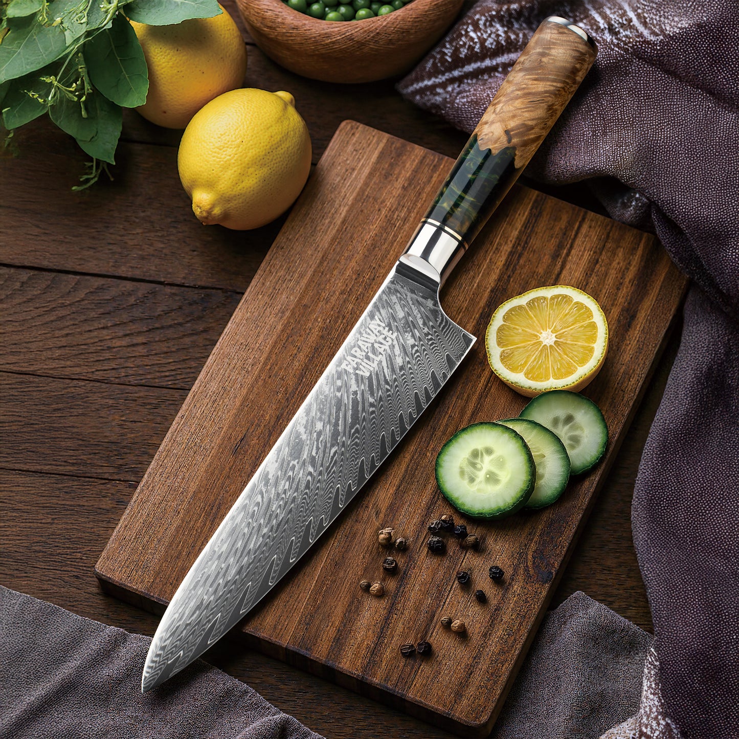 Premium Damascus Steel Chef's Knife