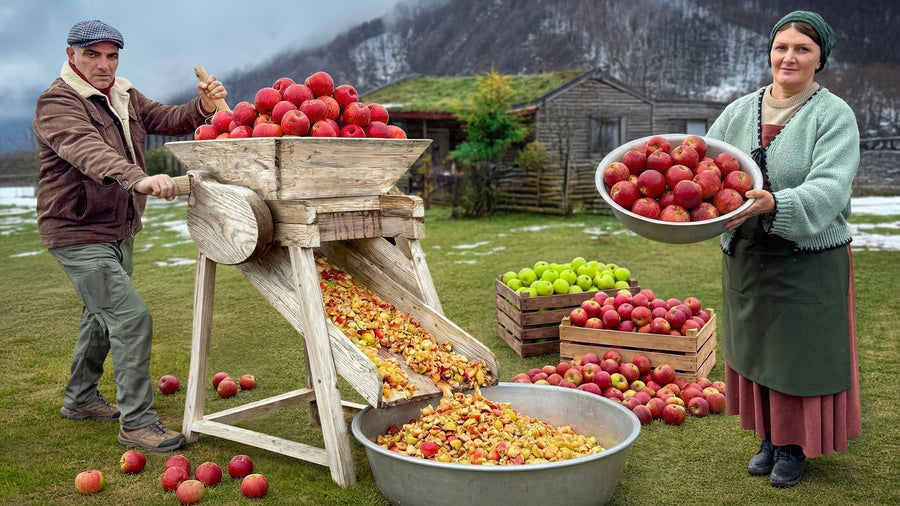 Authentic Azerbaijani Apple Pastila Cubes & Stuffed Quince Dolma