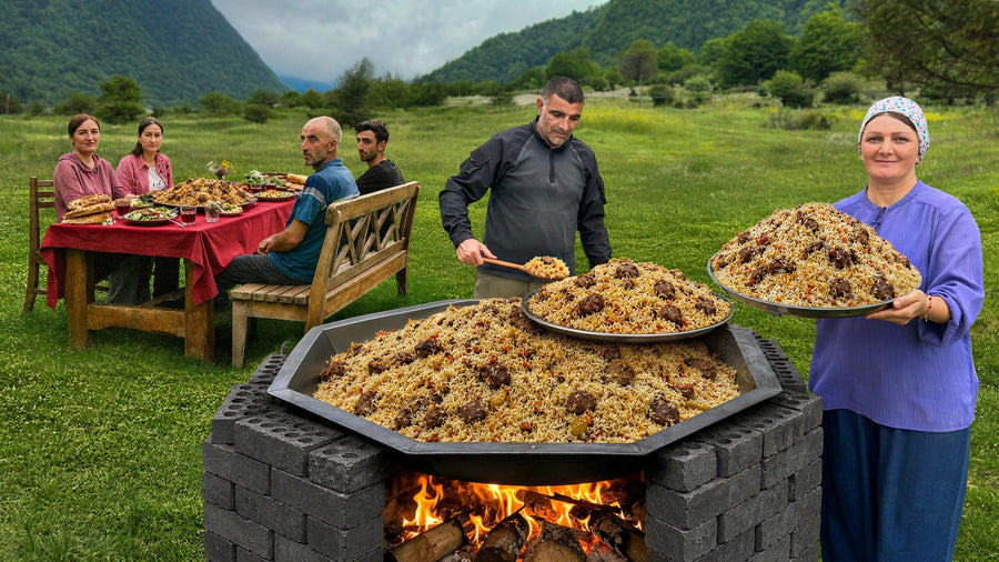 Royal Azerbaijani Lamb Plov & Traditional Tandoor Flatbread