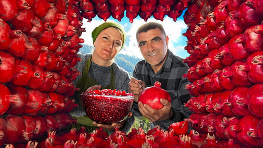 Traditional Azerbaijan Pomegranate Churchkhela & Village Chicken Salad