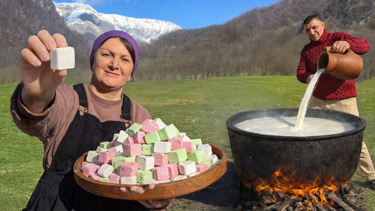 Handcrafted Caucasian Mountain Marshmallows & Walnut Fruit Bar