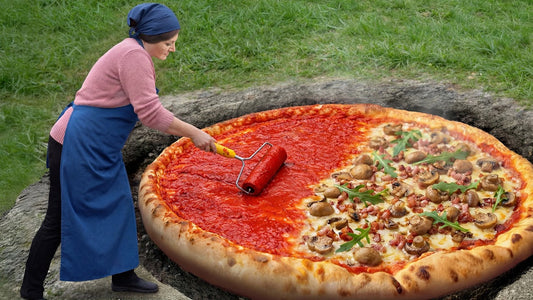 Authentic Azerbaijani Underground Village Pizza; Bucket-Roasted Chicken; Village Walnut Brittle