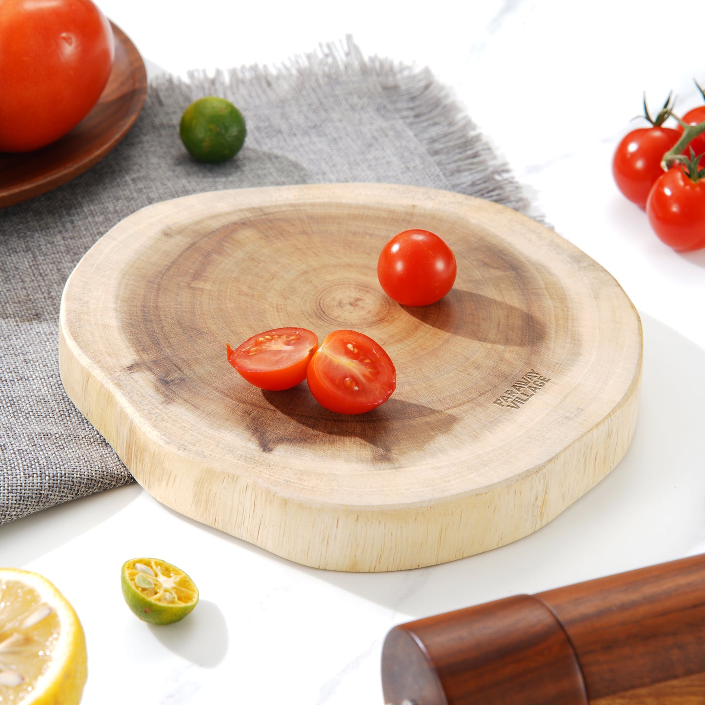 Rustic Acacia Slice Board