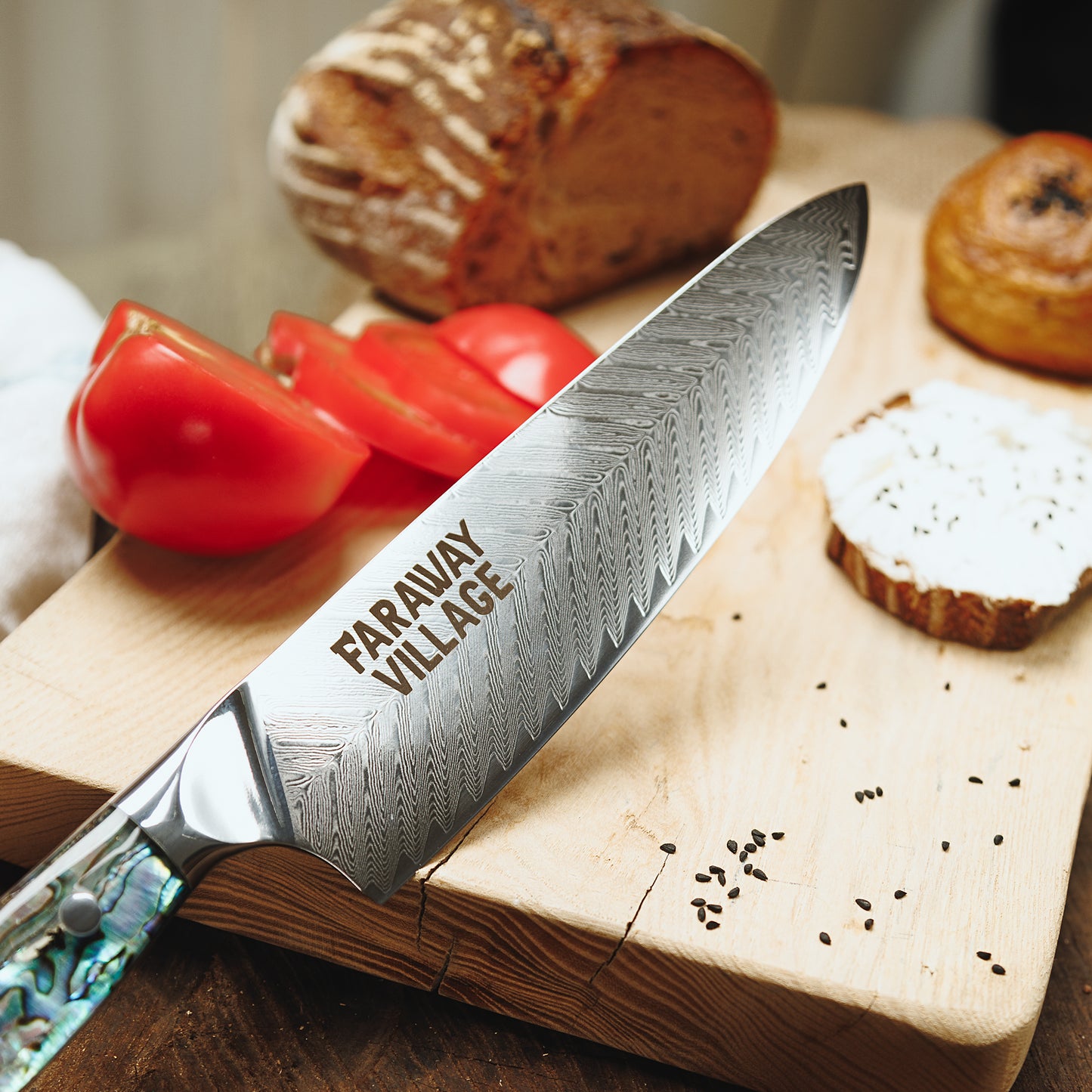 Premium Damascus Chef Knife