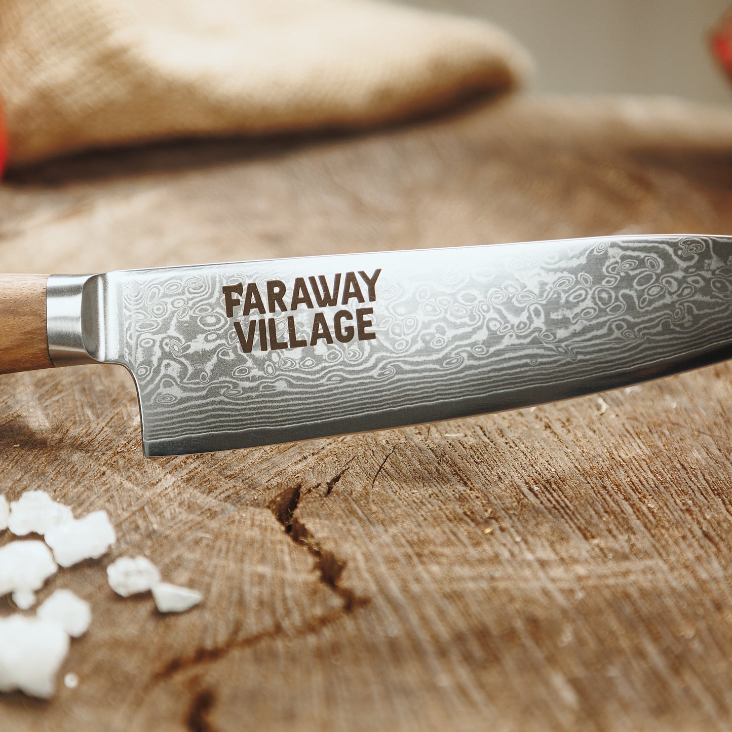 Premium European Zebra Damaskus chef Knife