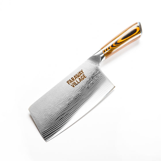 Damascus Cleaver Knife