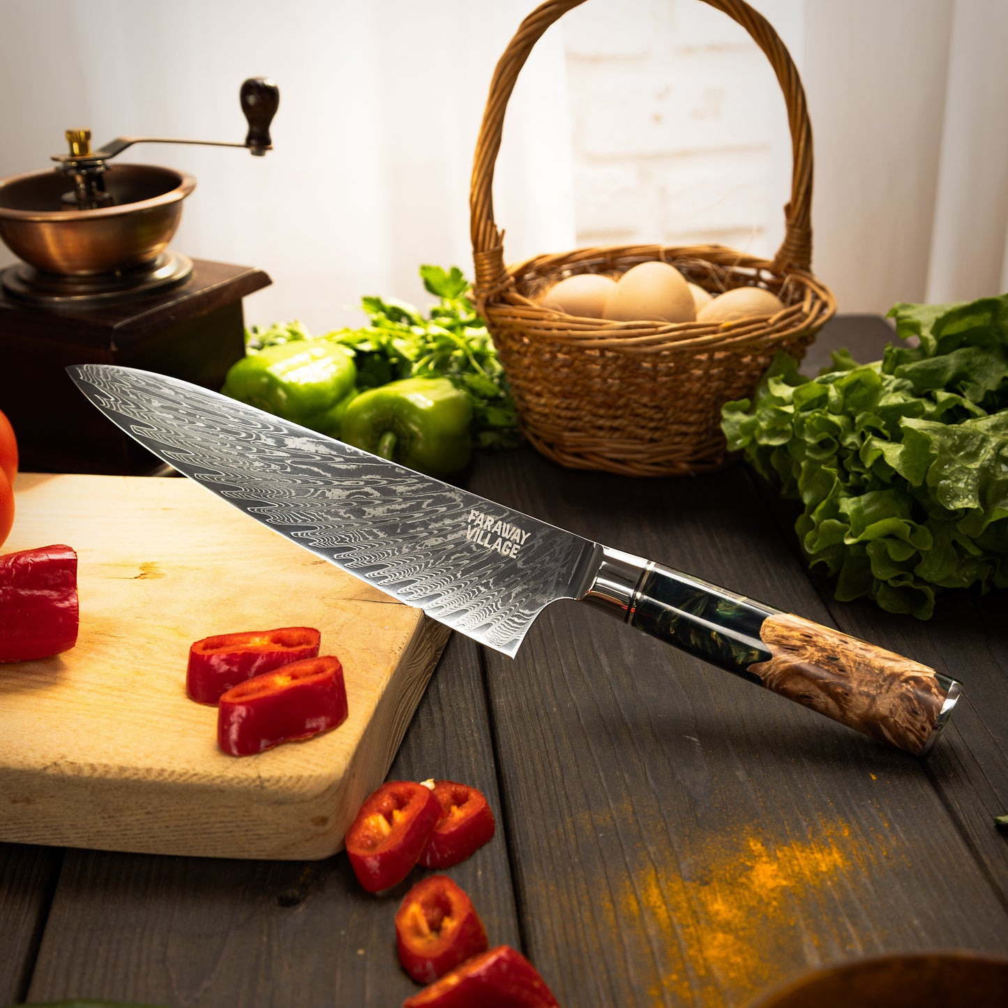 Premium Damascus Steel Chef's Knife