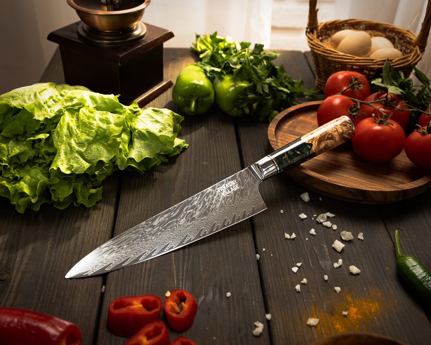 Premium Damascus Steel Chef's Knife