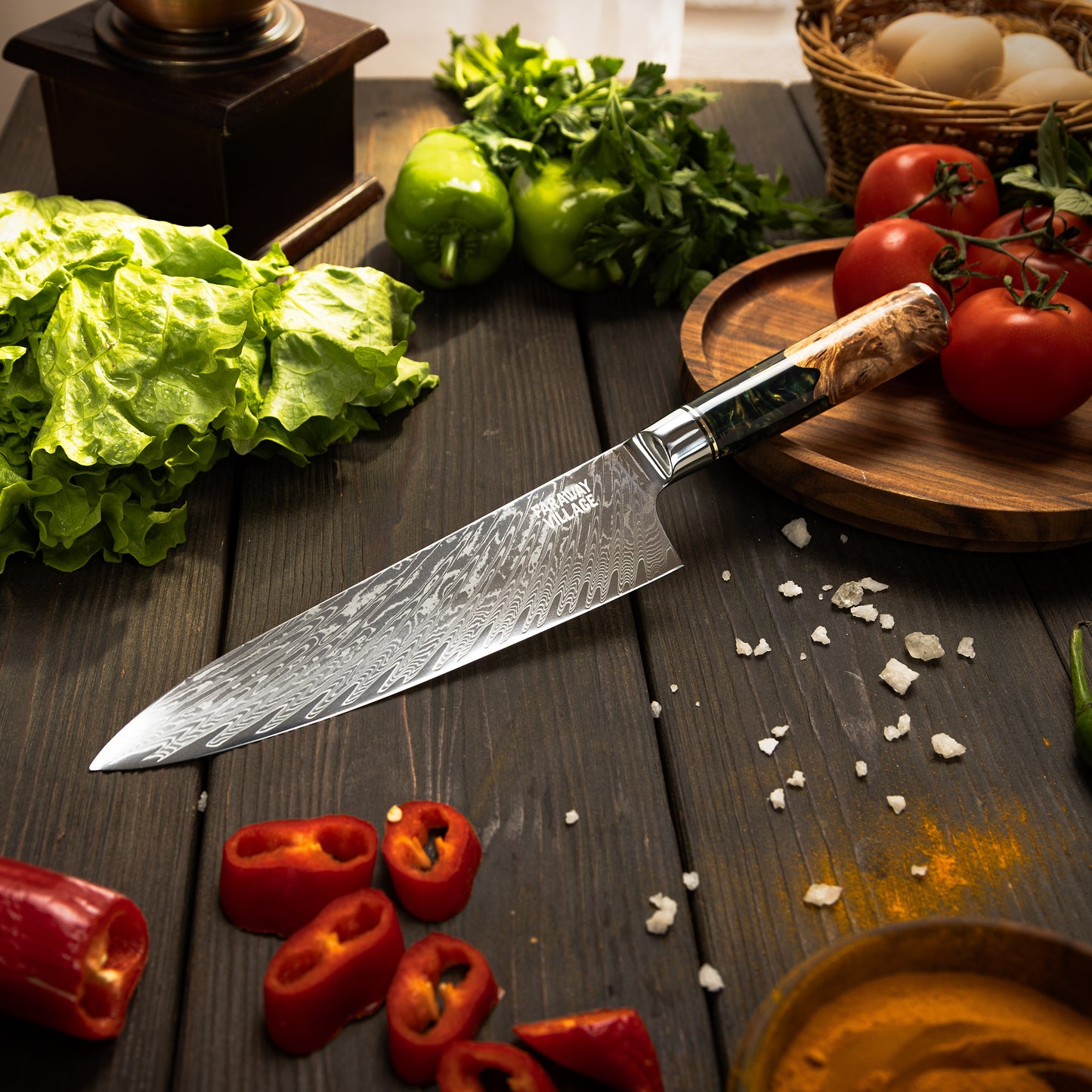 Premium Damascus Steel Chef's Knife