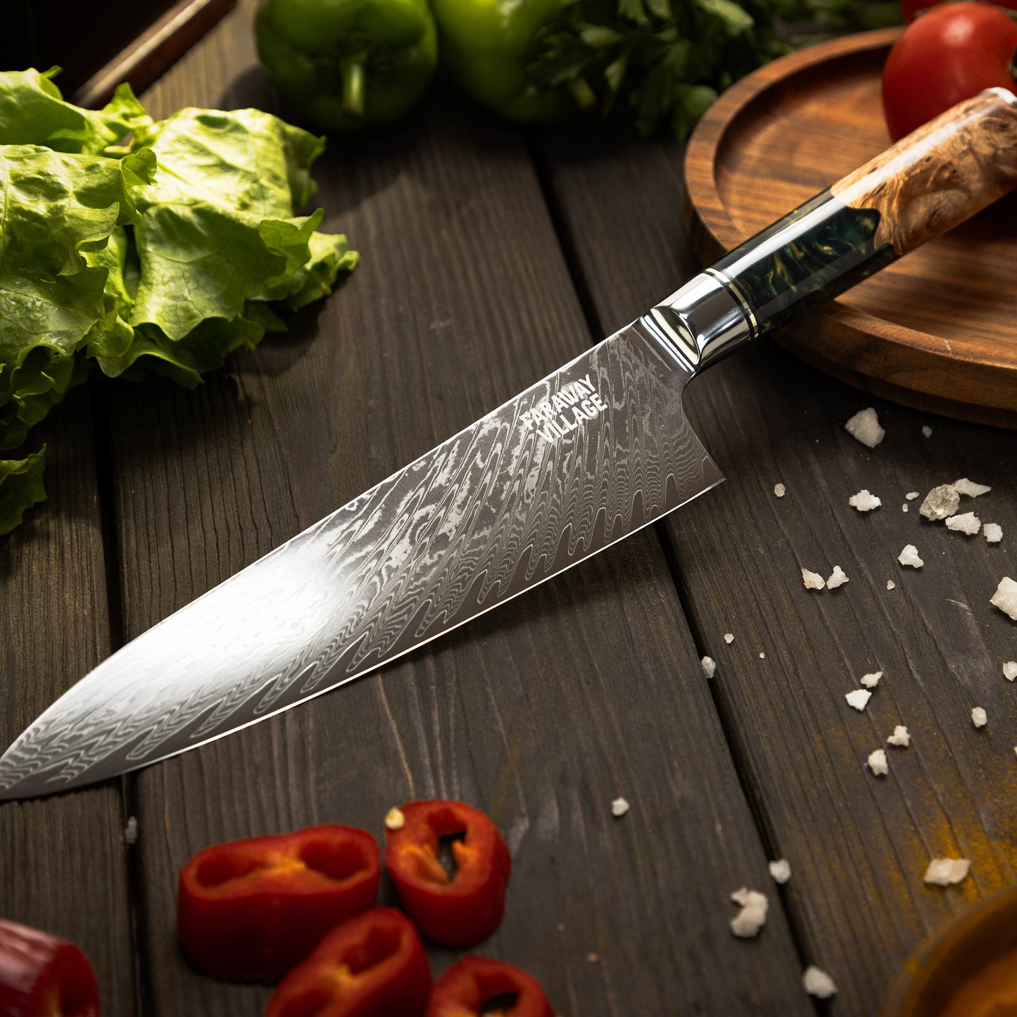 Premium Damascus Steel Chef's Knife