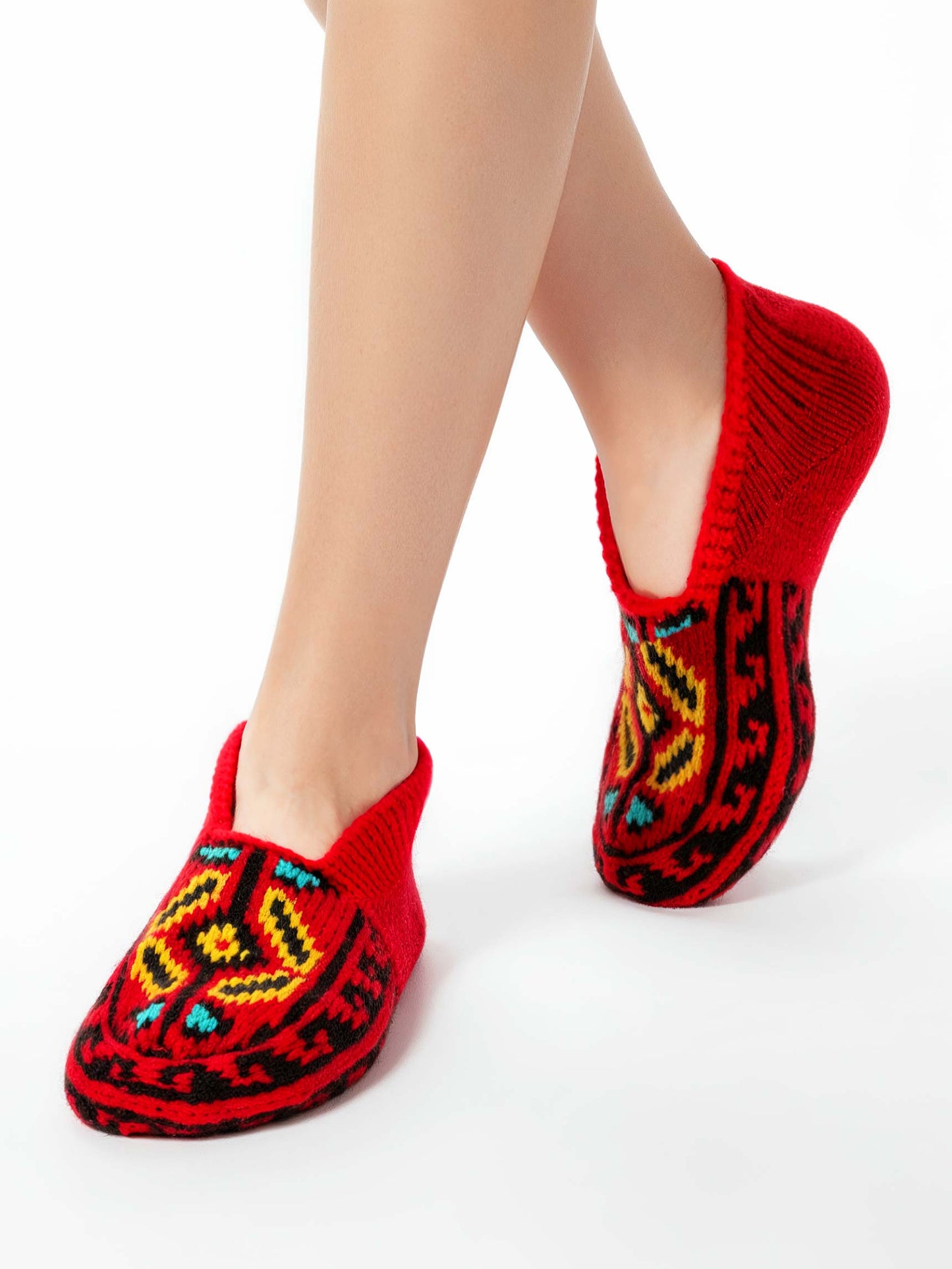 Handmade Socks Scarlet Dandelion